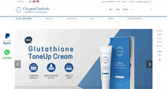 Desktop Screenshot of oxygenceuticals.com